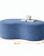 Bloomart Stylish Soft Boucle Upholstery Entryway Shoe Changing Stool Bench Ottoman