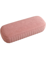 Bloomart  Modern Blush Upholstered Boucle Fabric Bench for Living Room & Bedroom