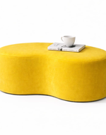 Bloomart Stylish Soft Boucle Upholstery Entryway Shoe Changing Stool Bench Ottoman