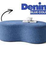 Bloomart Stylish Soft Boucle Upholstery Entryway Shoe Changing Stool Bench Ottoman