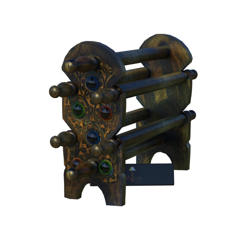 Beautiful Wooden Bangle Stand/Showpiece