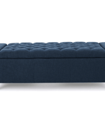 Bloomart Raffinée Solid Wood Flip Top Storage Bench with Soft Upholstery Multipurpose Storage Chest Store Blanket Cushion Pillow