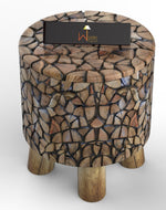 Bloque De Madera Coffee Table Set Brown