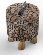 Bloque De Madera Coffee Table Set Brown