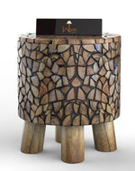 Bloque De Madera Coffee Table Set Brown