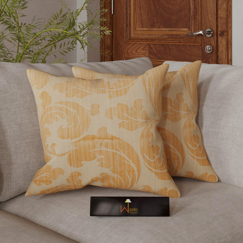 Fabrahome Square Velvet Fabric Cushion Cover Pack Of 2 ( 16 x 16 inch ) - Bloomart