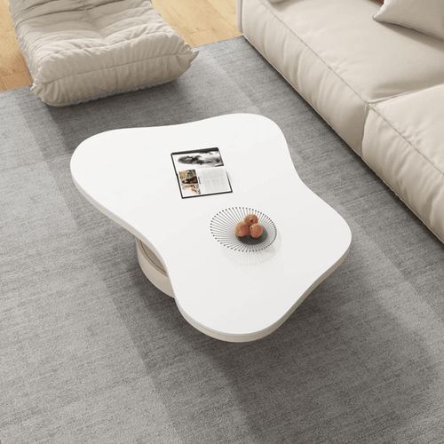 Bloomart Craggy Modern Butterfly Design Coffee Table With Convenient Storage 1 Drawer