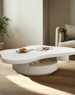 Bloomart Craggy Modern Butterfly Design Coffee Table With Convenient Storage 1 Drawer