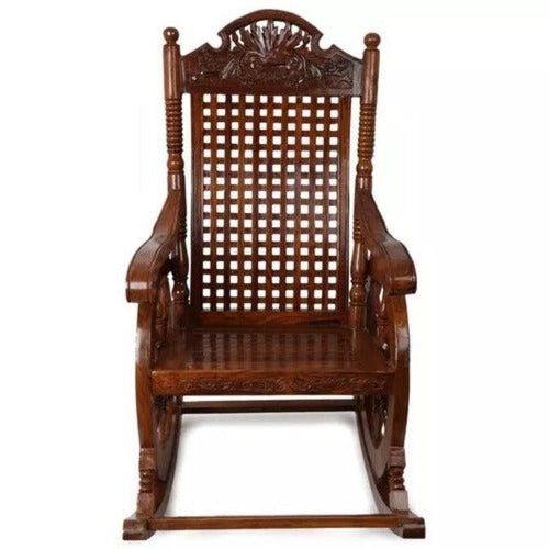wooden rocking chair
