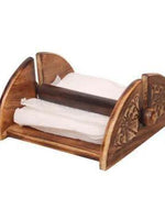 Antique Handcrafted Tissue Holder
