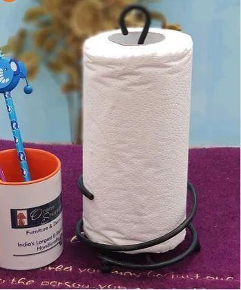 wrought iron tissue holder