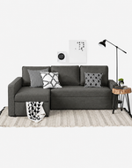 Wide 5 Seater L-Shape Sofa Bed with Comfort Cushion