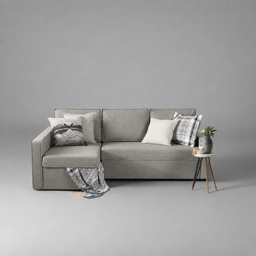Wide 5 Seater L-Shape Sofa Bed with Comfort Cushion