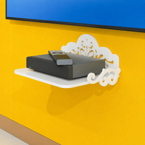 Wooden Beautiful Design Set top box Wall Shelf
