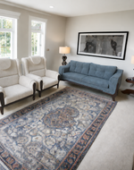 Bloomart European Style Teak Wood Boucle Sofa Set