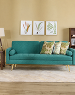 Modern Jolene 3 Seater Sofa Cum Bed For Living Room (With 2 Pillows)
