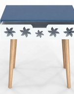 Estrella Wooden Bedside Table With Storage Drawer Nightstand