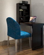 Sheesham Wood Foldable Wall Mounted Study Table (Walnut Finish)