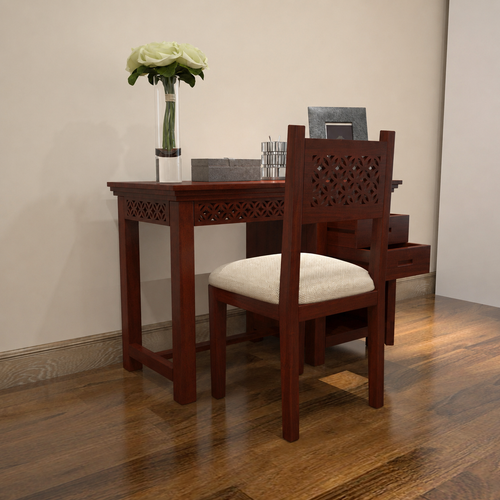 Forte Study Table & Chair Crafted in Premium Teak Wood