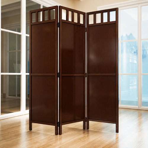 Wooden Room Divider/Wood Separator/Office Furniture/Wooden Partition 3 Panel