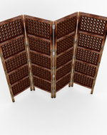 Premium Elegant Solid Wood Room Divider/Separator/Wooden Partition 4 Panels