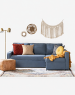 Wide 5 Seater L-Shape Sofa Bed with Comfort Cushion