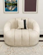 bloomart Collin Modern Oval Shape Single Seater Sofa
