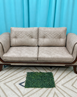 Wooden Cozy Design 3 Seater Sofa Comfort for Backrest (BROWN)