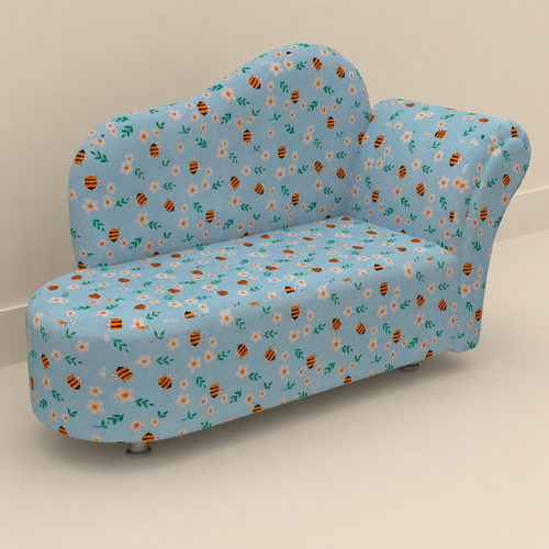 Bloomart Harlequin Super Fancy Princess Sofa for Kids ( Multicolor )