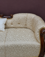 Céleste Wooden Couch for Home & Office Chaise Lounge Settee