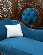 Hand Carved Canapé Teak Wood Victorian Style Sofa Couch