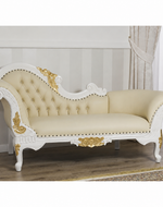 Deluxe Teak Wood Handcrafted Deewan Chaise Lounge
