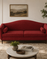 Handicraft Wooden Chaise Lounge Living Room Couch Sofa (3 Seater)
