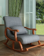 Inglesa Recliner Rocking Chair With Pillow