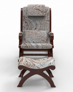 Azure Premium Rocking Chair with Foot Rest & Pillow