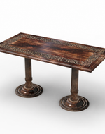 Bloomart Sculpte Hand Carved Solid Wood Coffee Table