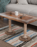 Bloomart Sculpte Hand Carved Solid Wood Coffee Table