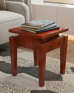 Handmade Unique Design Wooden Sofa Table (Honey Finish)