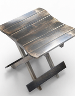 Bloomart Handmade Design Folding Mango Wood End Table For Living Room