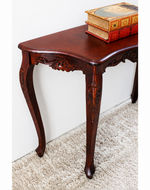 Uzzy Hand Carved Teak Wood Console Table Royal Beautiful Design, Luxurious Home Decor for Living Room or Entryway