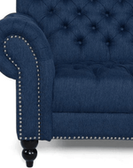 Nathan Chesterfield Button Tufted 3 Seater Sofa Set