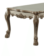 Bloomart Sallow Hand Carved Modern Teak Wood Rectangle Coffee Table