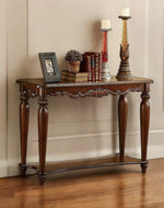 Wooden Mzzy Hand Carved Teak Wood Console Table Royal Beautiful Design, Luxurious Home Decor for Living Room or Entryway
