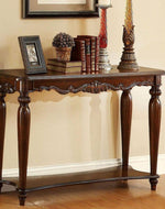 Wooden Mzzy Hand Carved Teak Wood Console Table Royal Beautiful Design, Luxurious Home Decor for Living Room or Entryway