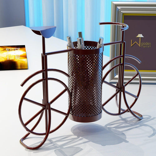 Wrought Iron Antique Pen Stationery Holder