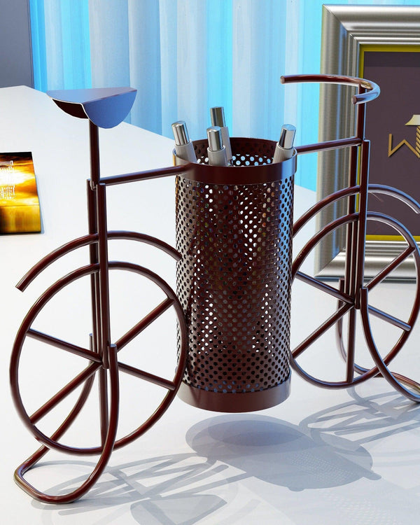 Wrought Iron Antique Pen Stationery Holder