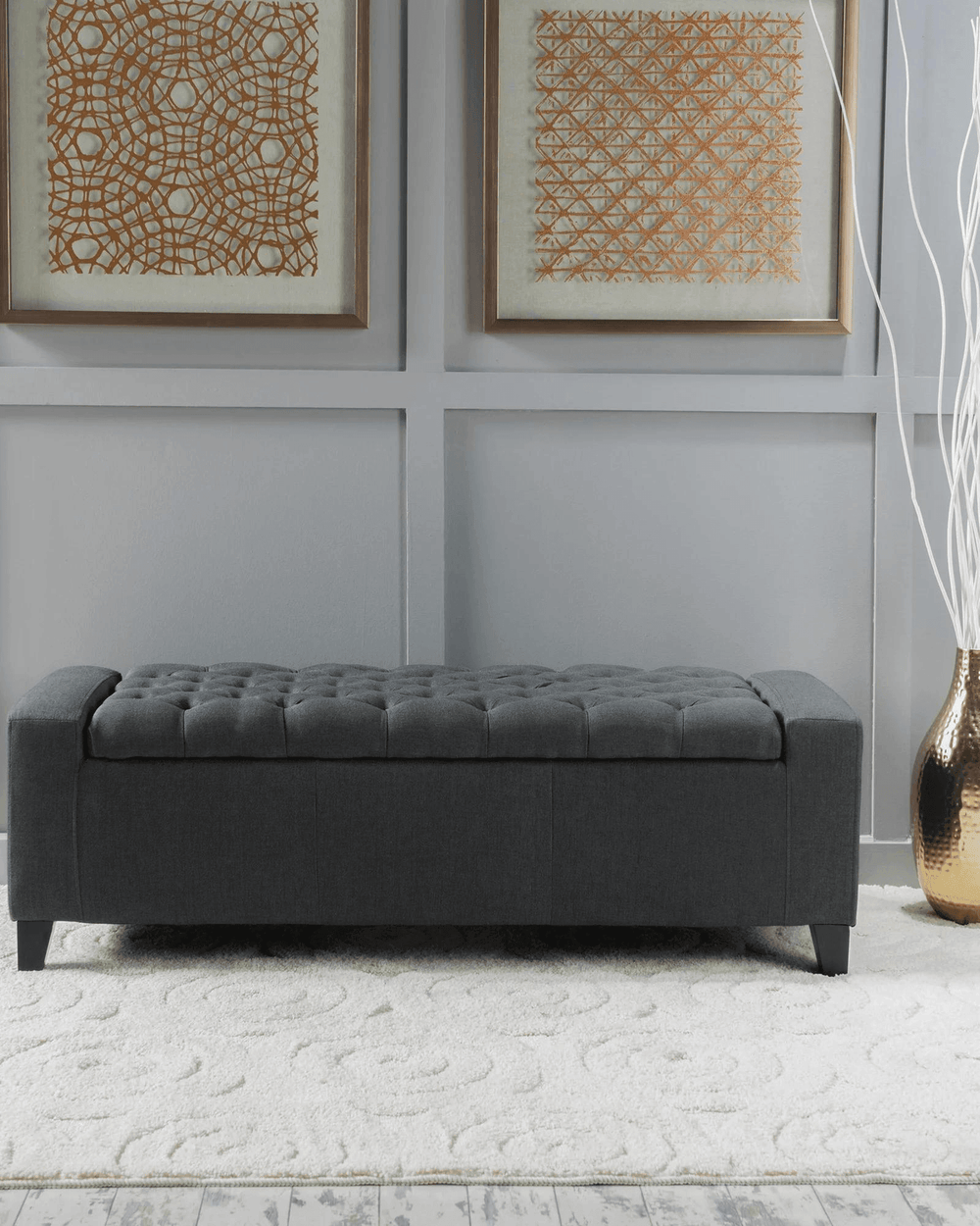 Wooden Storage Bench