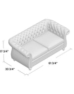 Regal Premium Flared Arm Loveseat