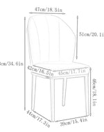 Wooden Twist Derby Carbon Steel Frame Dining Chair with Metal Legs Waterproof Upholstery Comfortable, and Durable Design for Kitchen and Dining Room