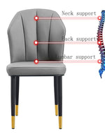 Wooden Twist Derby Carbon Steel Frame Dining Chair with Metal Legs Waterproof Upholstery Comfortable, and Durable Design for Kitchen and Dining Room